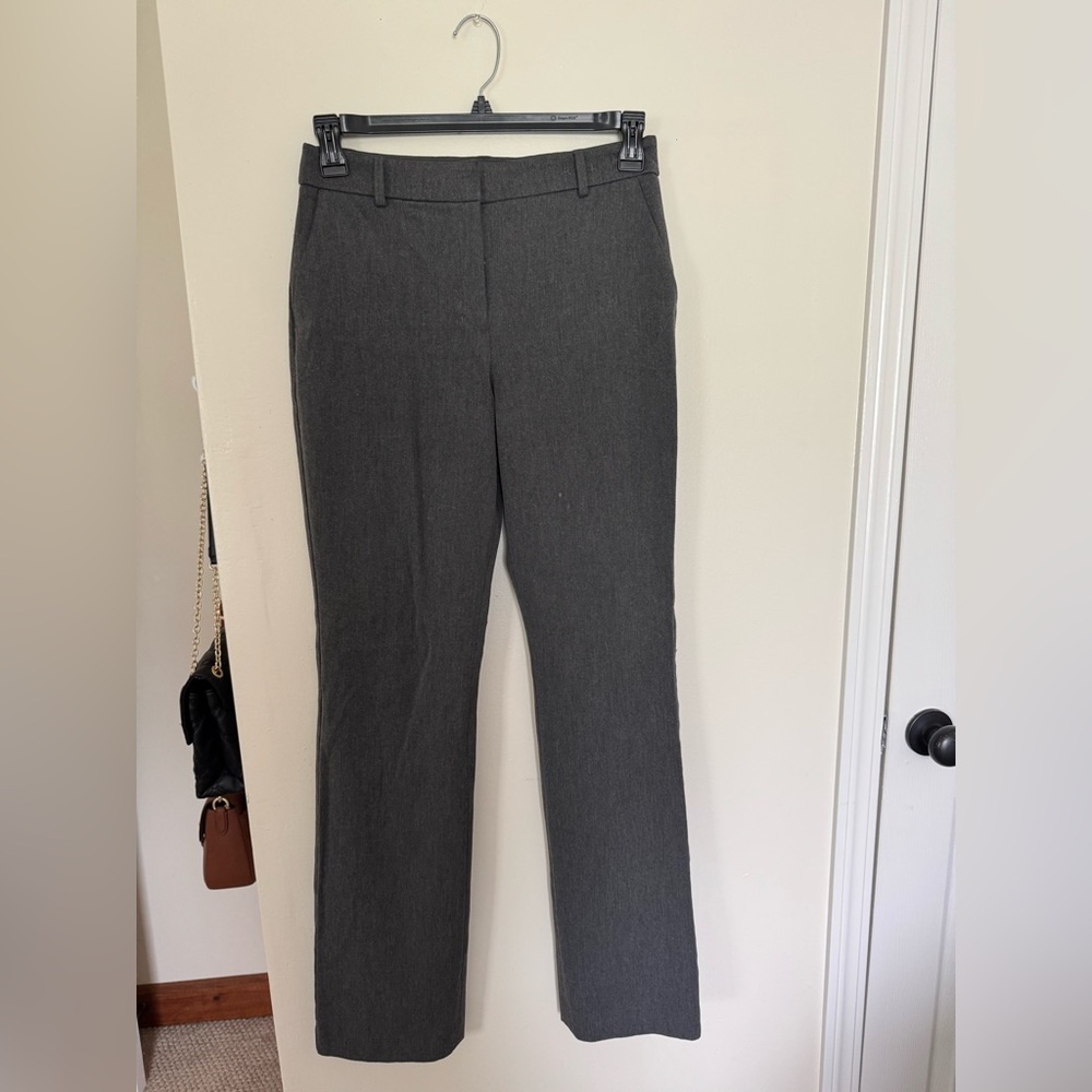 Express Gray Boot Cut Pants size 6 Tall
